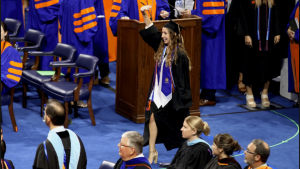 Elena Pastore in her graduation