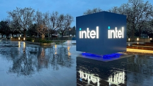 Photograph of Intel's corporate office